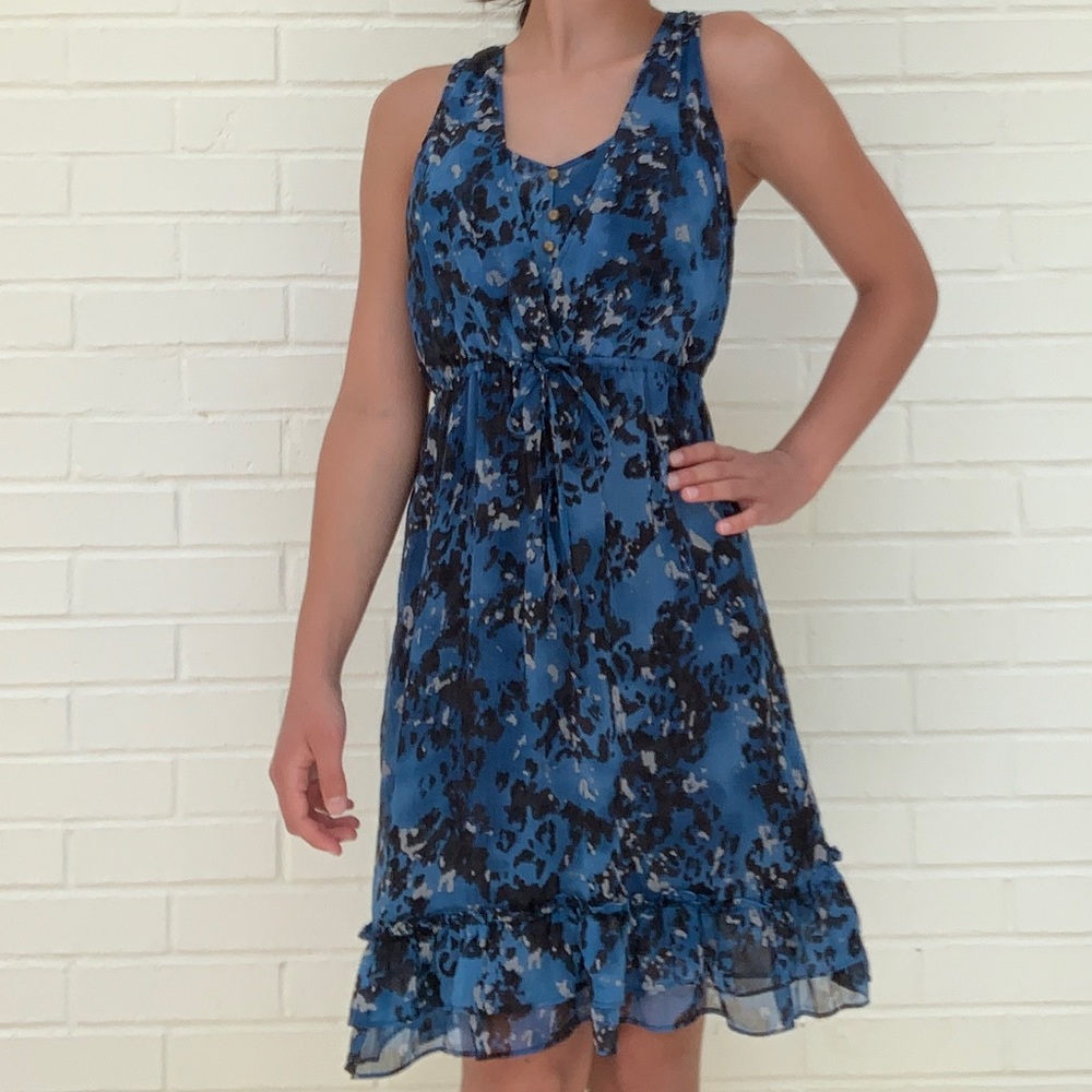 Converse One Star Blue Patterned 2-Layer Dress